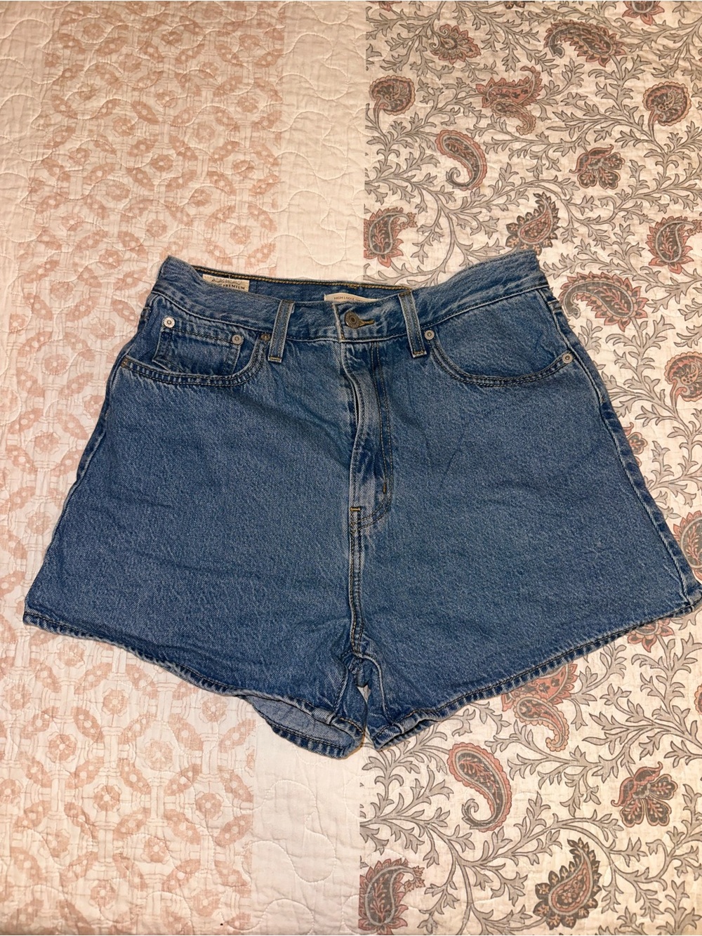 Levi’s High-Waist Blue Denim Women's Shorts